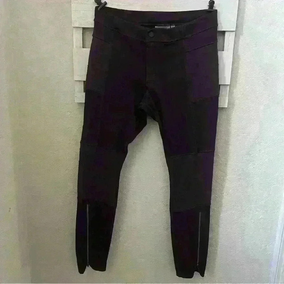 Athleta Trailsetter Moto Pant - Burgundy Size 4p - Picture 1 of 7